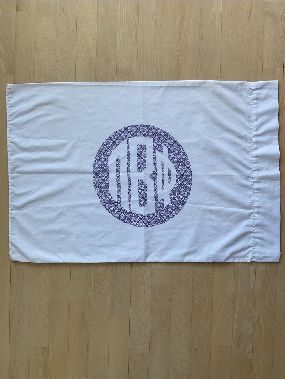 Pi Beta Phi Pillowcase with Monogram